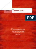 Terrorism: Professor. Rony Berger Dongni Wu & Tatsu Matsumoto