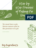 Step by Step Process of Making Pie Crust