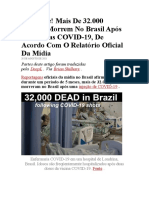 Chocante30000 mortes no brasil