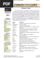 Ship Terminology and Definitions | PDF | Mast (Sailing) | Ships