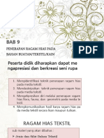 Bab 9 Penerapan Ragam Hias Pada Bahan Buatan (Tekstil)