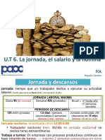 U.T. 6. Jornada y Salario (Parte 1 Del Tema)