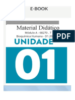 E-Book - Unidade I Bioquímica Humana 2022