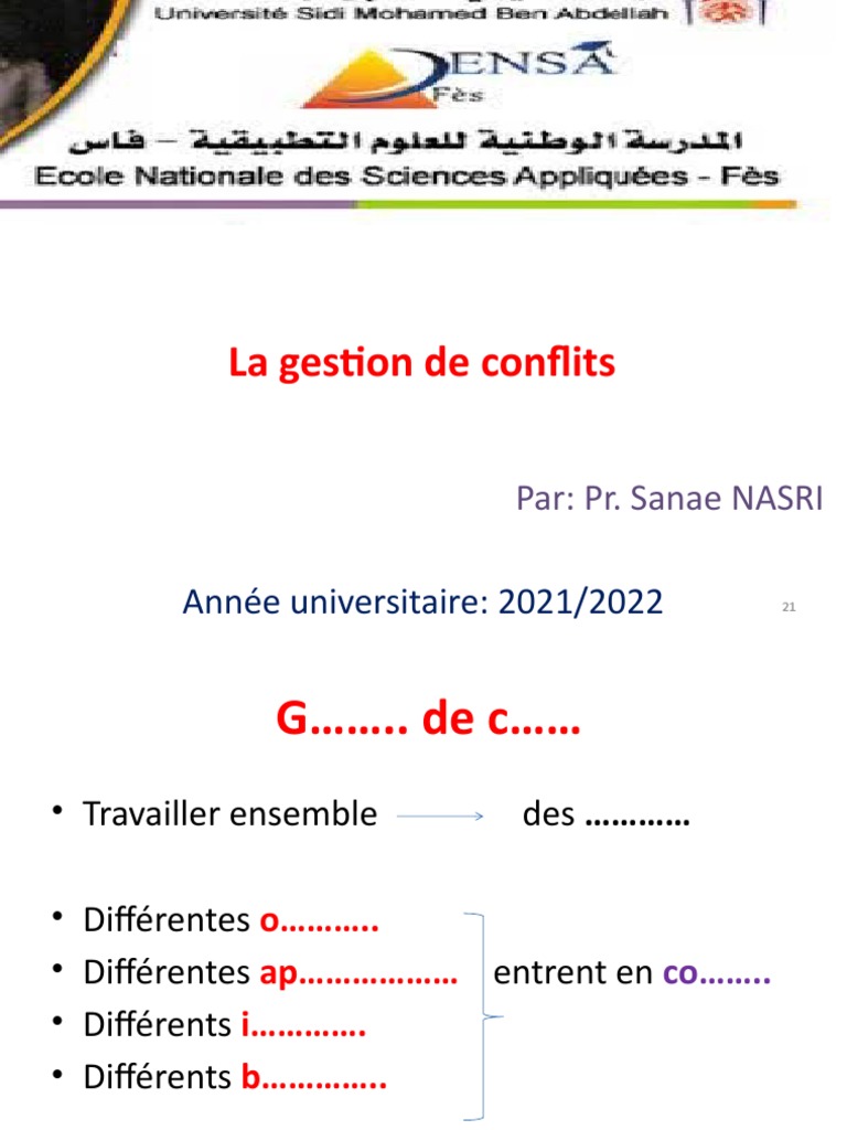 La Gestion de Conflits | PDF