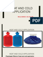 Heat and Cold Application: Wella Grace A. Go, RN, RM