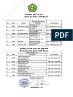 Jadwal Apel., Sholat Dzuhur