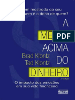 A Mente Acima Do Dinheiro by Brad Klontz Ted Klontz