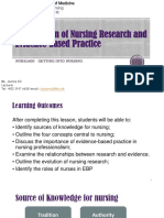 Evidence Based and Research in Nursing Practice (Student) - 2