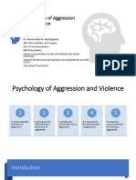 Psychology of Aggression and Violence