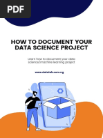 How to Document Your Data Science Project