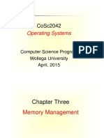 Chapter 3 - Memory Management