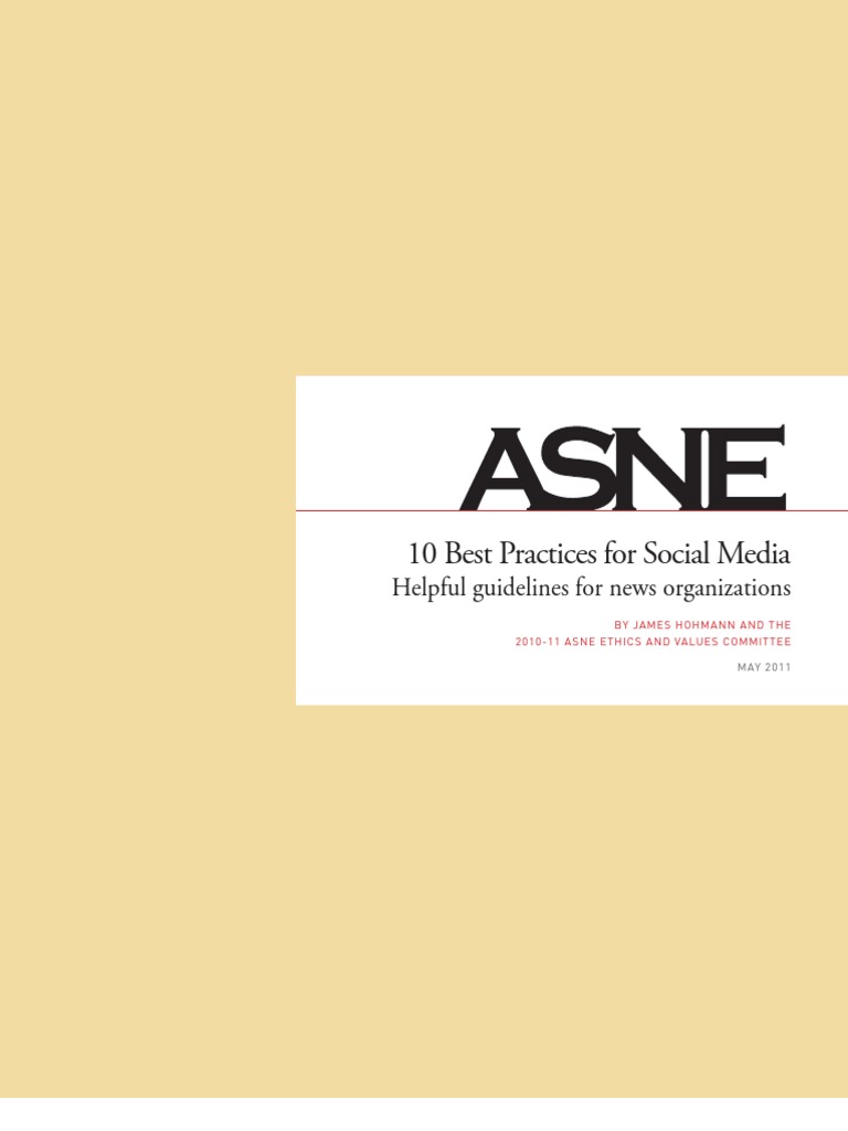 10 Best Practices For Social Media | PDF | Social Media | Popular ...
