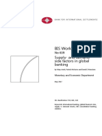 BIS Working Papers: Supply-And Demand - Side Factors in Global Banking