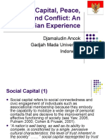 Social Capital, Peace, and Conflict: An Indonesian Experience