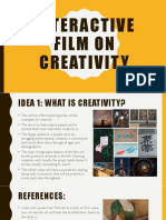 Interactive Film On Creativity