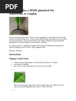 How to Make a SIMS Plumbob