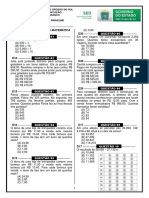 Avaliação bimestral de matemática do 5o ano com 10 questões