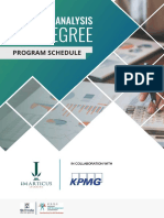 Financial Analysis Prodegree Program Overview
