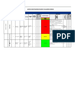 Matriz Riesgos Administracion en Prevencion de Riesgos