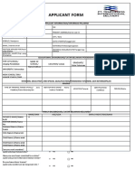 Applicant Form