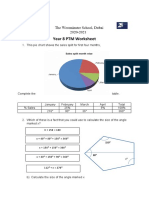 Year 8 PTM Worksheet-2