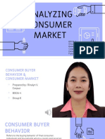 Analyzing Consumer Market: BSOA-4 Group 6: Basa, Rona Joyce A. Corpuz, Rinalyn V. Deraco, Lyka L. Famoso, Maeve B