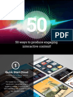 50 Ways To Produce Engaging Interactive Content!