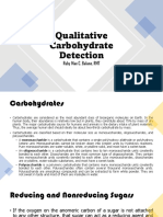 Qualitative Carbohydrate Detection