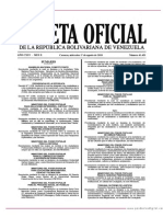 GACETA OFICIAL DE LA REPÚBLICA BOLIVARIANA DE VENEZUELA 1 DE AGOSTO 2018