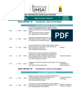 Cronograma Conferencias Feria Investiga Umsa 2021
