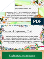 Understanding Explanatory Text