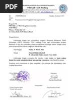 Surat Permohonan Kunjungan Industri
