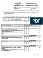 Formulario Auto -Evaluacion Práctica I