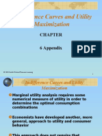 Indifference Curves and Utility Maximization: 6 Appendix