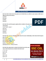 Formatted SSC CGL Free Mock Plan 8th 9th Feb 2020