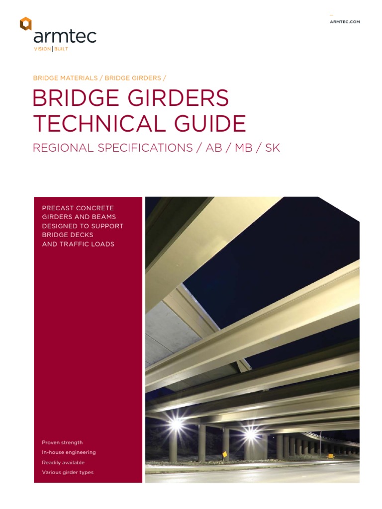 Precast Concrete Bridge Girders Guide | PDF | Prestressed Concrete | Bridge