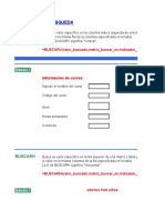 Funciones de Búsqueda o Tabuladoras