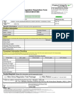 China Regulation Product Testing Checklist (ITS-SH) - 20181018