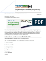 MCQ in Engineering Management Part 4 Engineering Board Exam