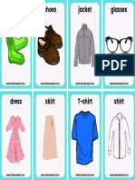 Clothes Student Cards 1