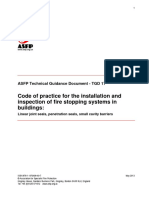 Code of Practice For The Installation and Inspection of Fire Stopping Systems in Buildings