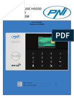 Pni Safehouse Hs550 Wireless 3G Alarm System: User Manual / Manual de Utilizare