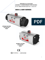 Pneumatic Actuator Assembly and Maintenance Procedures