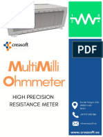 Multimilli Ohmmeter: High Precision Resistance Meter