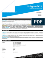Polyproofx 1: Technical Datasheet