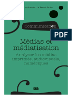 Médias Et Médiatisation. Analyser Les Médias Imprimés, Audiovisuels, Numériques-2019