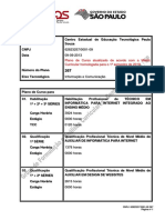 Plano de Curso - Informática (3 Séries)