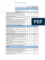 Cuestionario Autoevaluación Competencias SDP