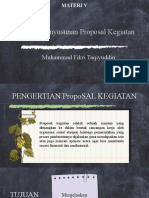 Teknik Penyusunan Proposal dan Laporan Kegiatan