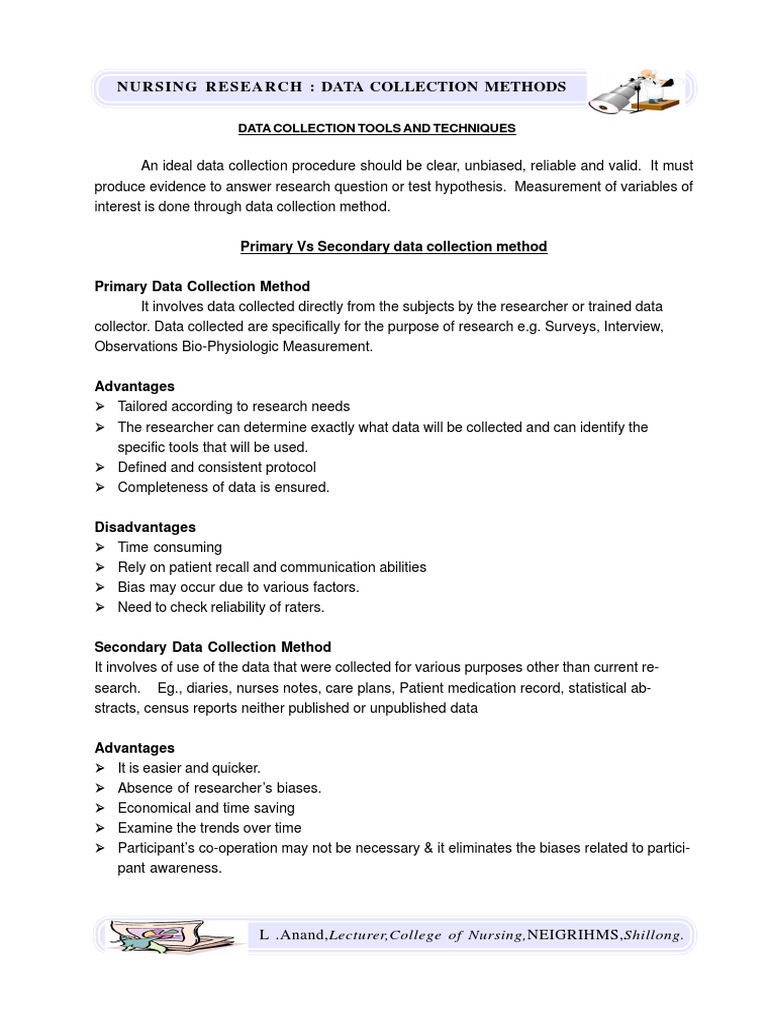 Data Collection Methods L Anand Pdf Likert Scale Interview